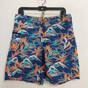 Patagonia Shorts Mens‎ 32 Board Shorts Wavefarer Outdoor Hawaiian Birds Paradise